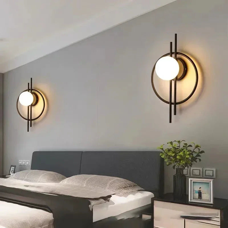 Modern LED Wall Lights Living Room Dining Room Bedroom Bedside TV Background Wall Lights Bedside Decorative Lights