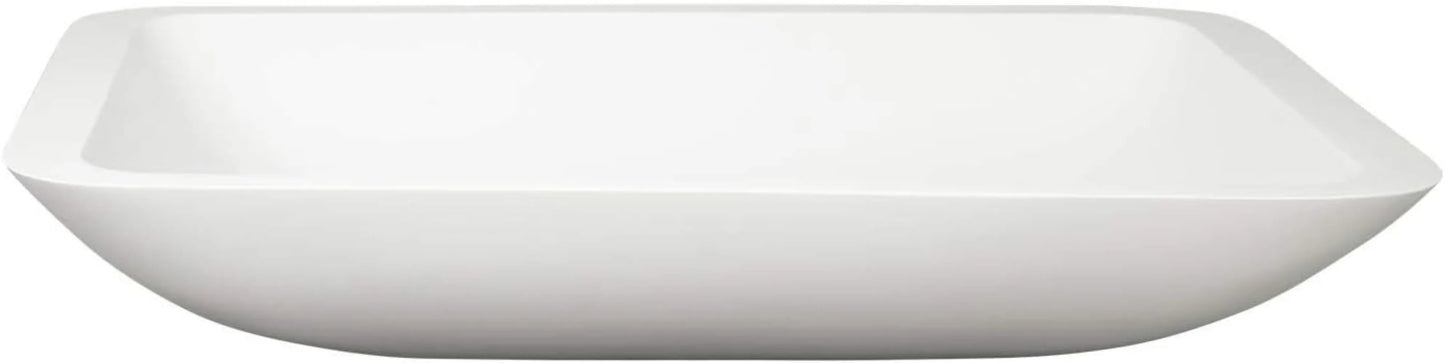 398736 Canopus 24" Resin Vessel Bathroom Sink - White