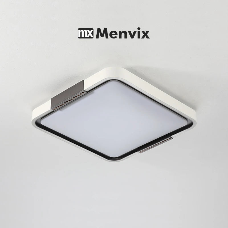 Modern LED Ceiling Lamp Bedroom Study Fixture Round White Home Art Design Indoor Decoration Living Room Lights Lustre Lighting