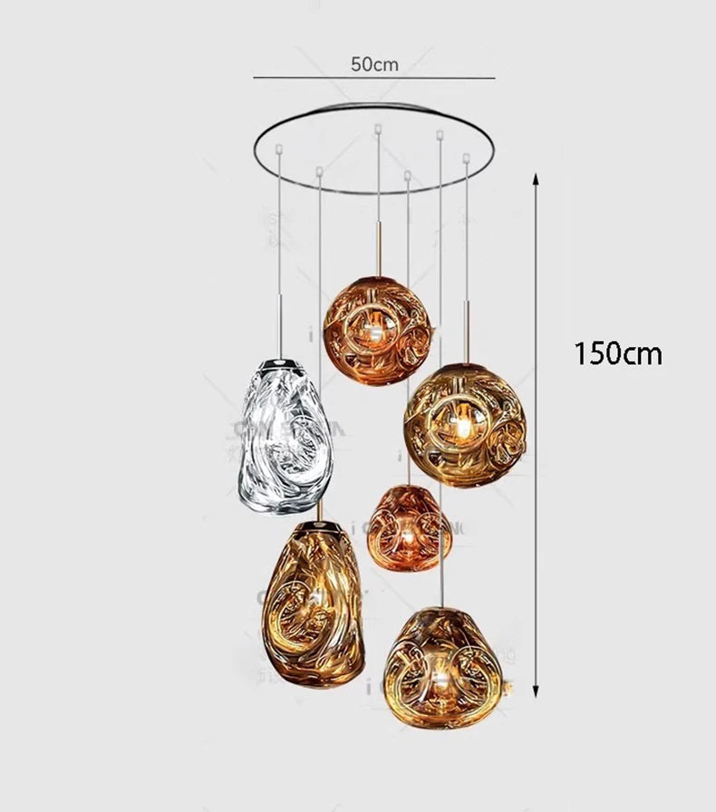 Modern home decor ring led lights pendant light lamps for living room Chandeliers for dining room hanging light indoor lighting
