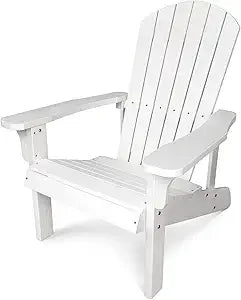 Folding All-Weather Adirondack Chairs Set of 4, 400 lbs Support, Fire Pit Chairs, Outdoor Adirondack Chair, Plastic Chair, for B
