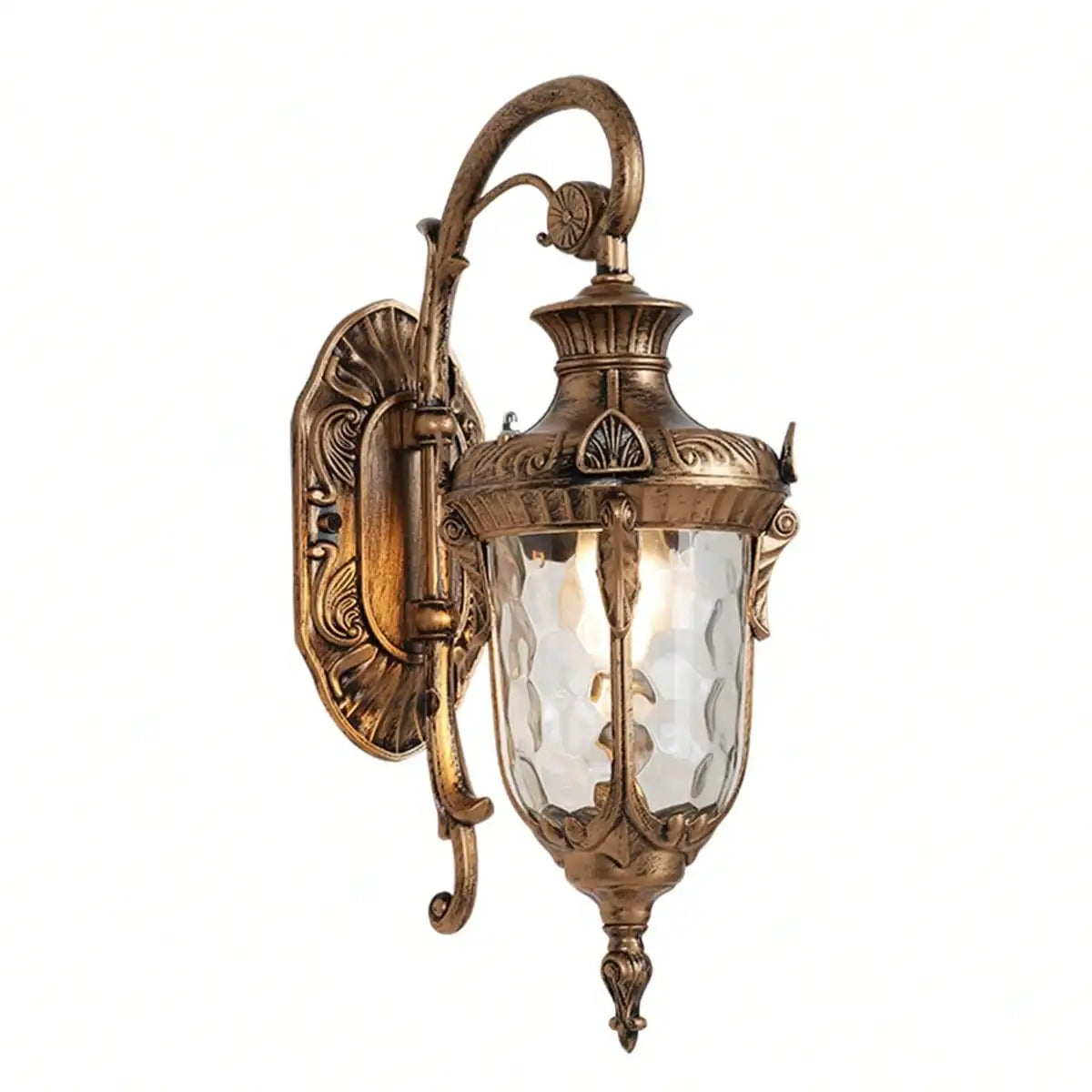110-220V Outdoor Wall Light Fixtures Exterior Wall Lantern Waterproof Sconce Porch Lights Small Ear Wall Lamp 9.05*16.9*6.3Inch