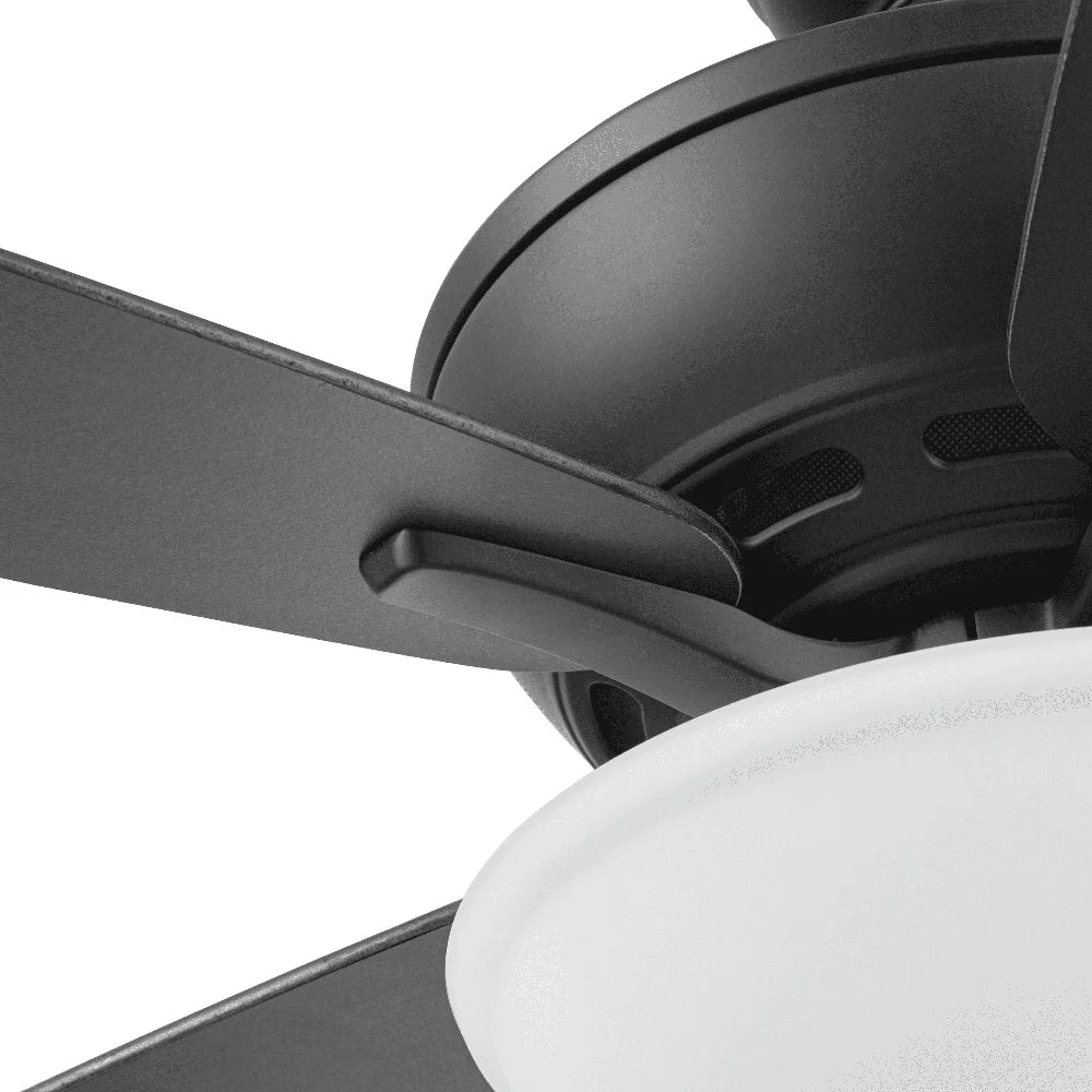 60 Inch Ceiling Fan with Light 5 Blades Reversible Airflow Pull Chain Control Indoor Rooms Energy Efficient LED Lighting
