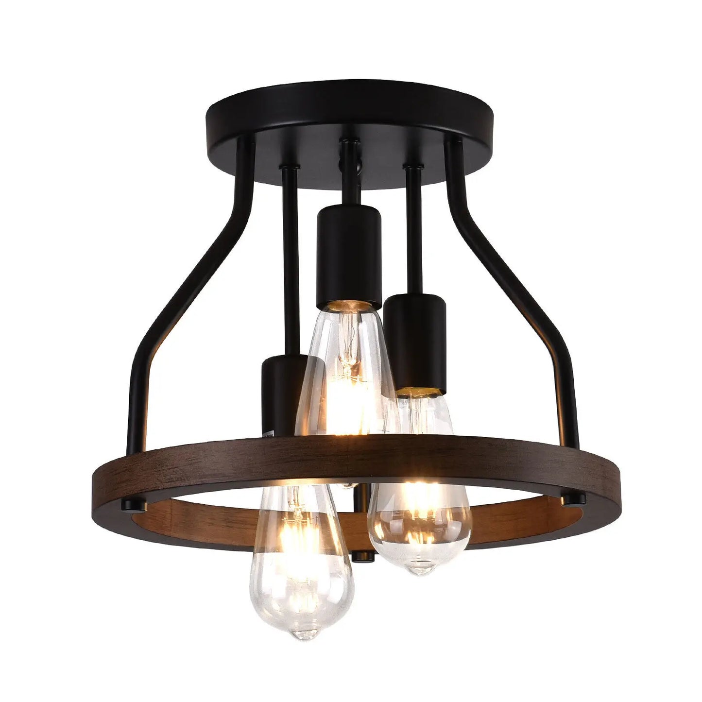 Retro Ceiling Light Farmhouse Hanging Lighting Bedrooms Pendant Lamp Chandelier