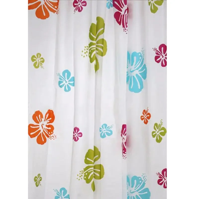 180*200CM Bathroom Shower Curtain Waterproof and Anti-Mold Home Bathroom Screens Decorative Bathtub Curtain with 12 Hooks