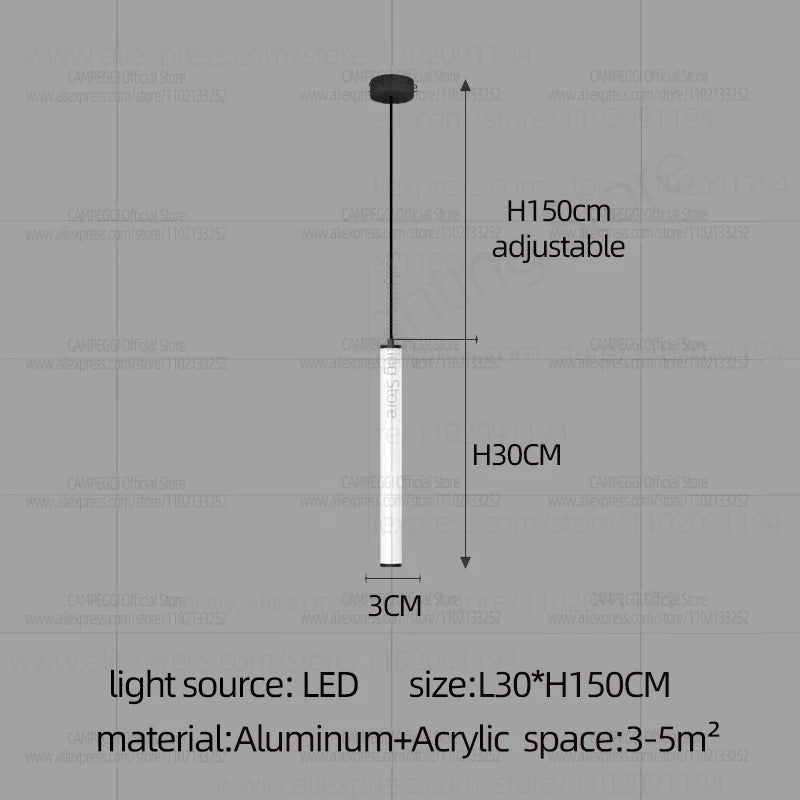 Modern Ceiling Chandelier LED Living Room Spiral Staircase Lighting Kitchen Bedroom Home Decoration Chandelier Lighting Fixtures