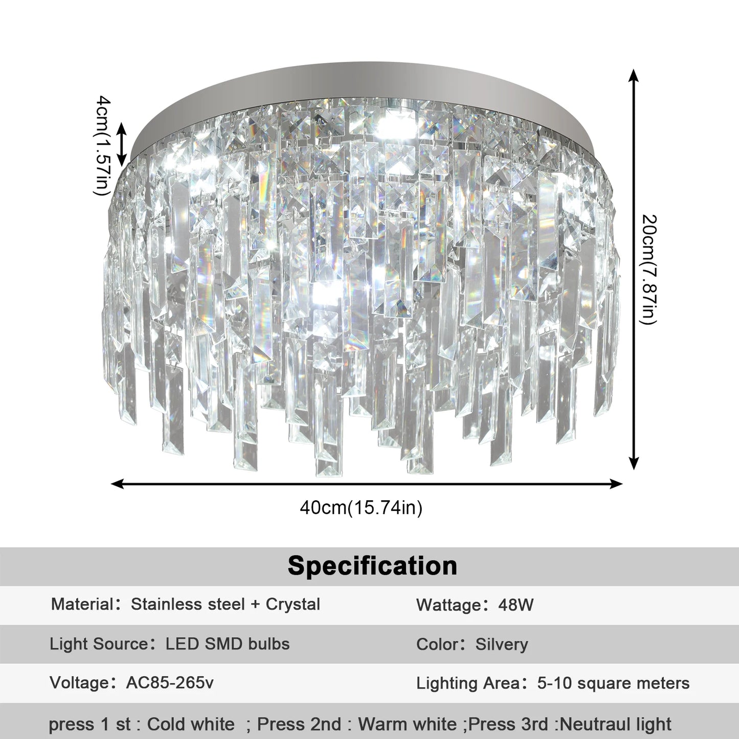 2025 New Crystal Ceiling Light Modern Luxury Chandelier Led Fixture Plafon Lamp Living Dining Room Home Appliance Decor Lustre