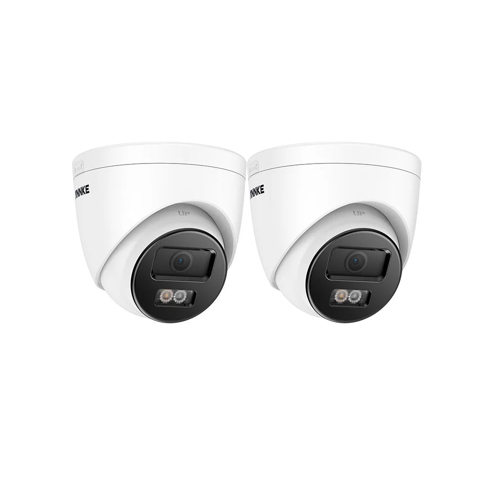 ANNKE C1200 Smart Dual Light 12MP Ultra HD PoE IP Camera Built-in Mic Surveillance Security Cameras Color IR Night Vision IP67