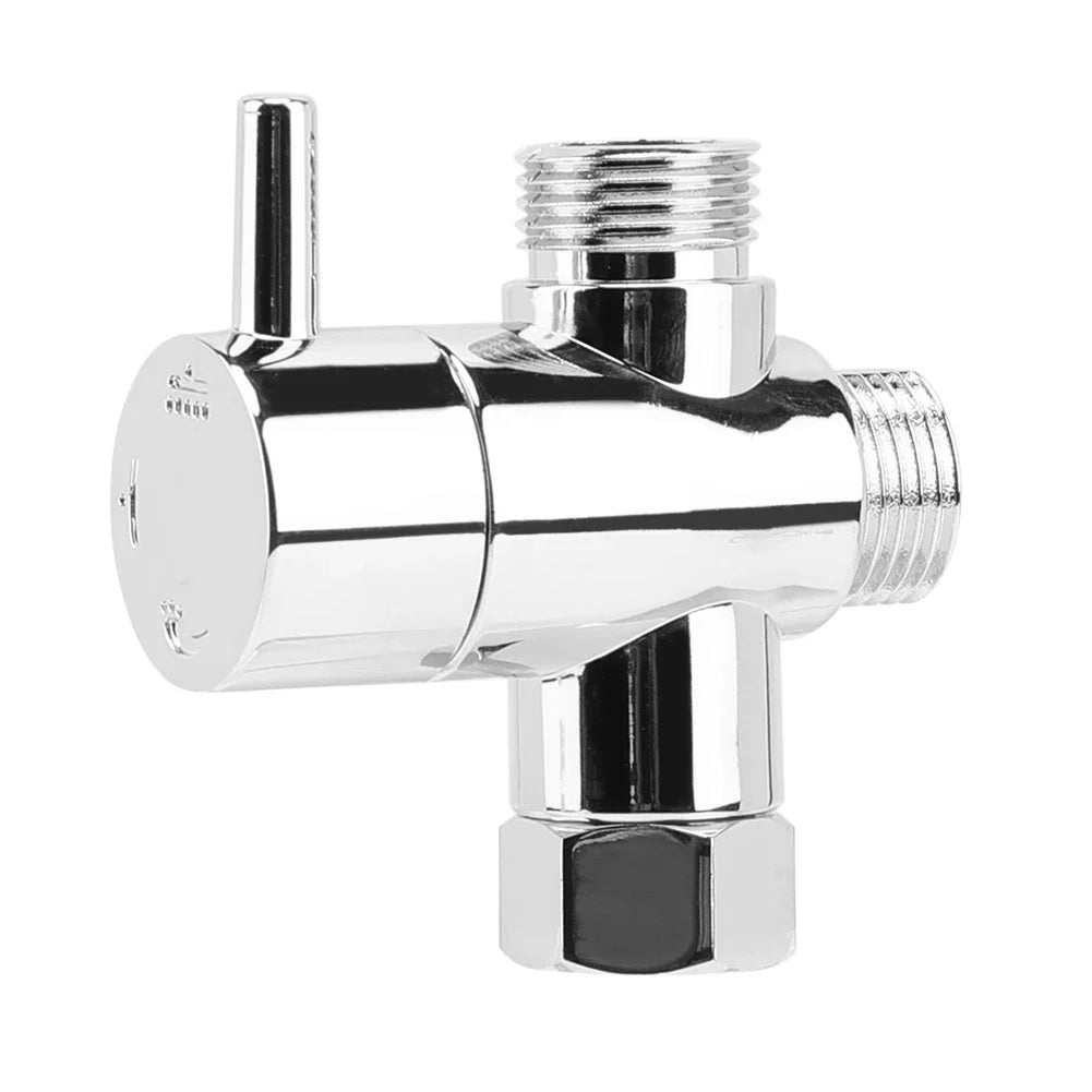 1-5Pcs Diversion Valve Tap Anti-scratch Shower Head Diverter Valve Corrosion Resistant 3-Way Shower Arm Diverter Bathroom Parts