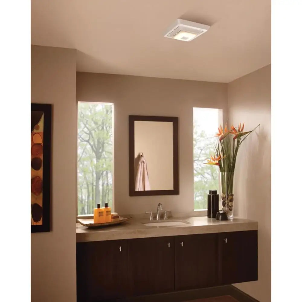 Sonic Bathroom Exhaust Fan Grille with LED Light Bluetooth Speaker Quick Installation Ventilation Grille Efficient Lighting Home