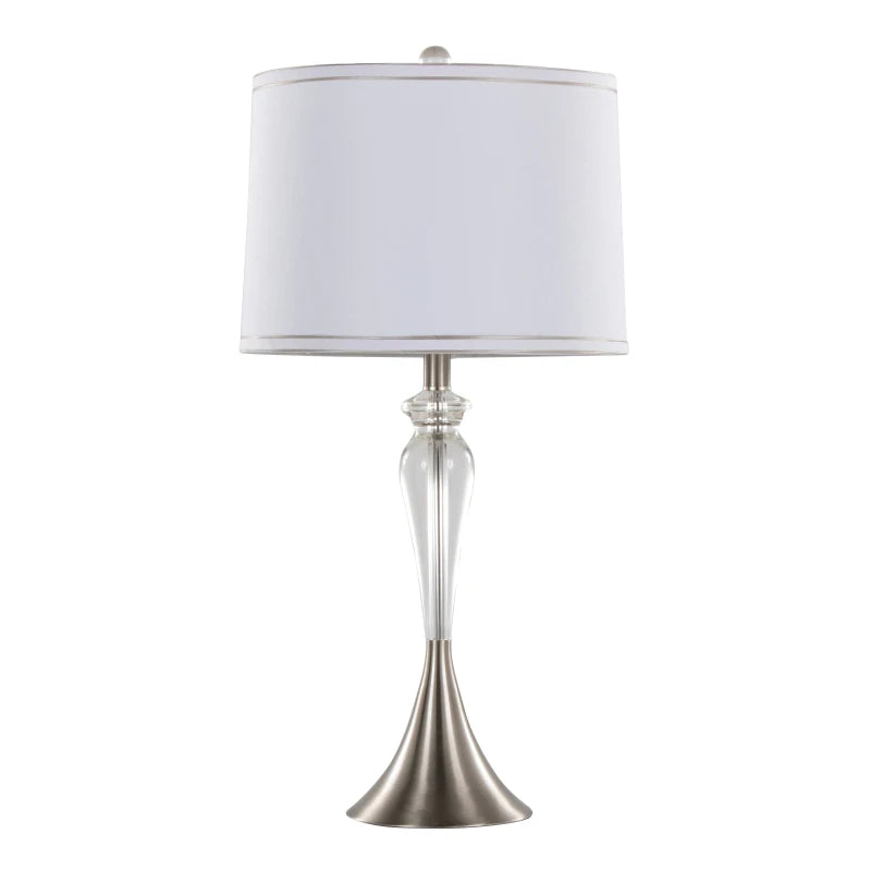 Appeal Appeal contemporary Bulbs Clear Clear crystal Crystal Lamps Listed Table Table lamps Ashland 28 Contemporary Crystal Tabl