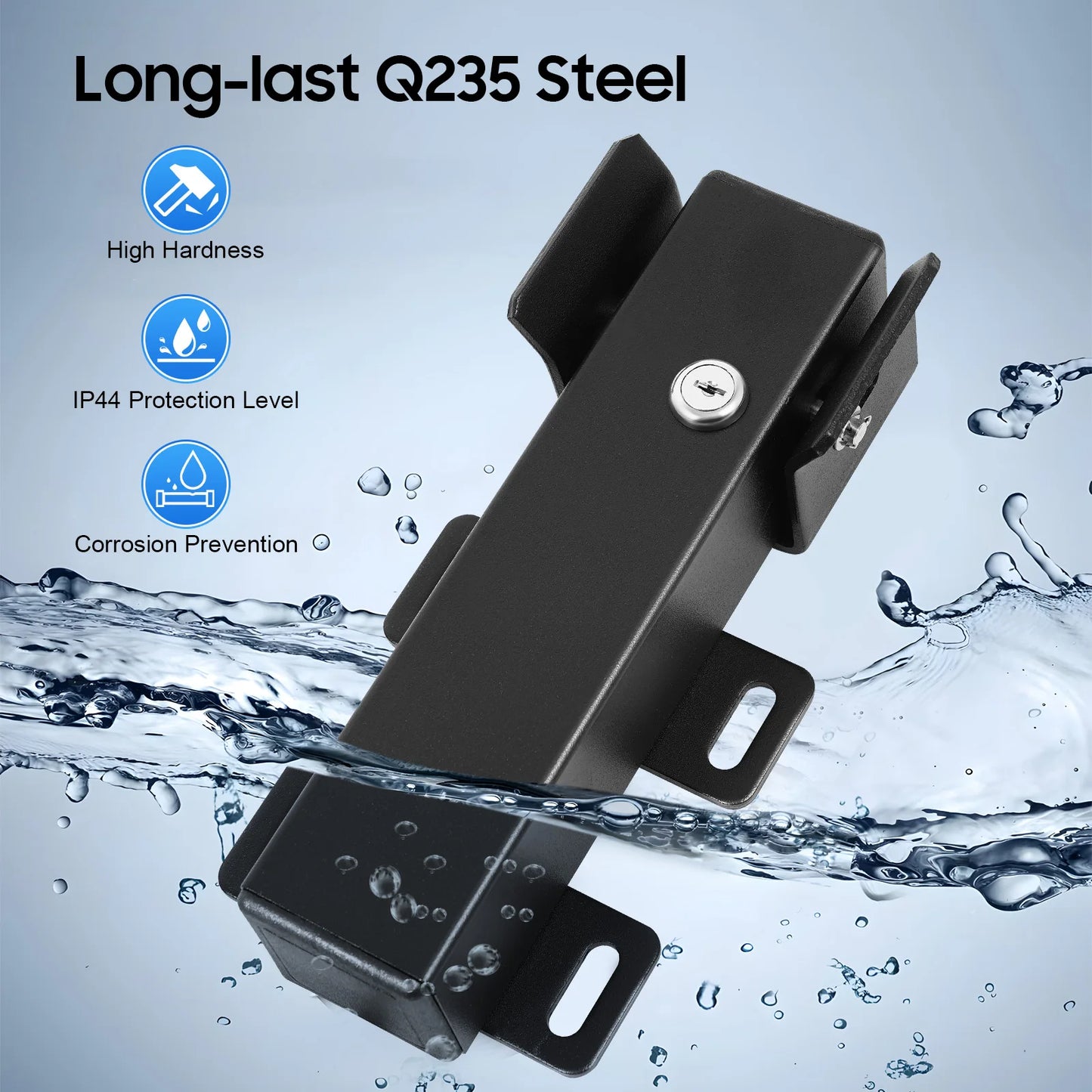 24V 60W Outdoor Waterproof Automatic Sliding Door Bolt Lock for Electric Automatic Swing Gate Openers Door Access Control System