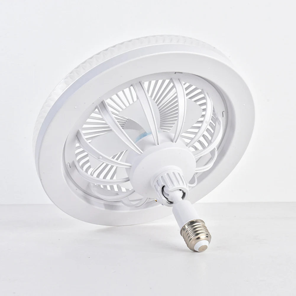 E26/E27 Socket Ceiling Fans with Lights 3 Color Dimmable 50W LED Small Ceiling Fan 3 Speeds Modern Ceiling Fan 3000K/4000K/6000K