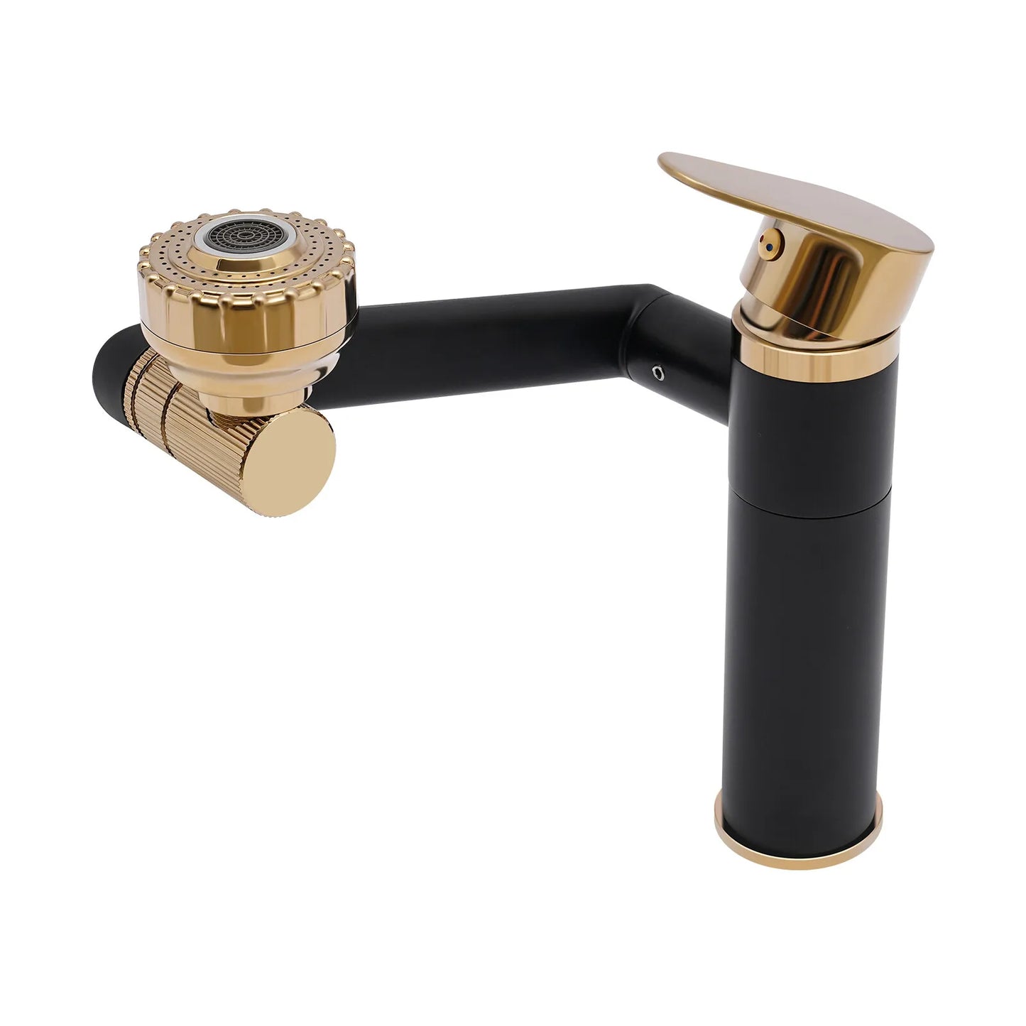 360° Bathroom Sink Faucet Single Handle Waterfall Vanity Basin Mixer 2 Function