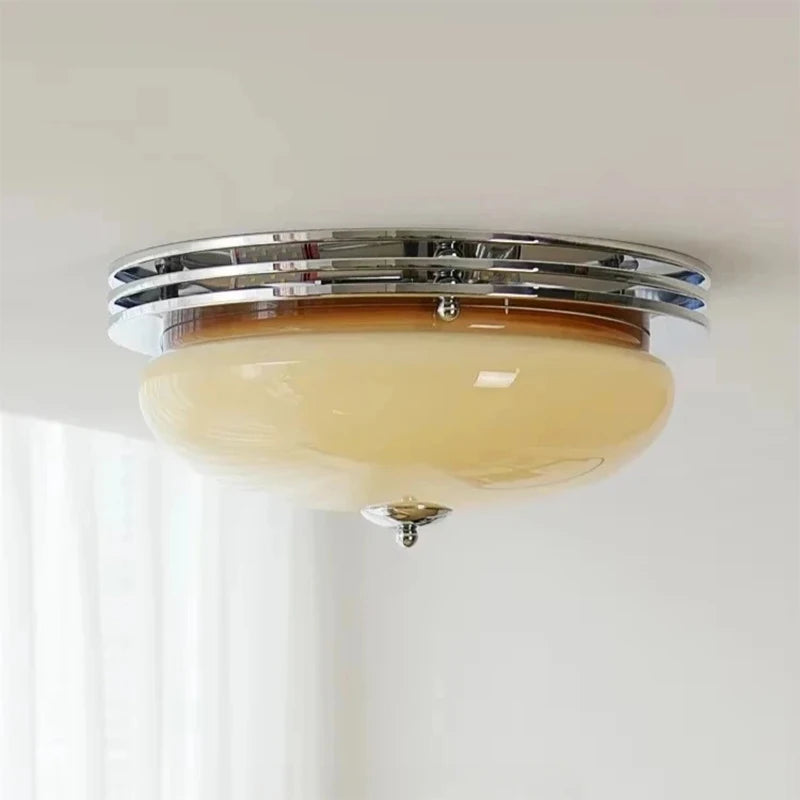 Bauhaus Glass Ceiling Lamps Modern French Balcony Bedroom Living Study Room Corridor Porch Home Art Decor Lighting Fixtures