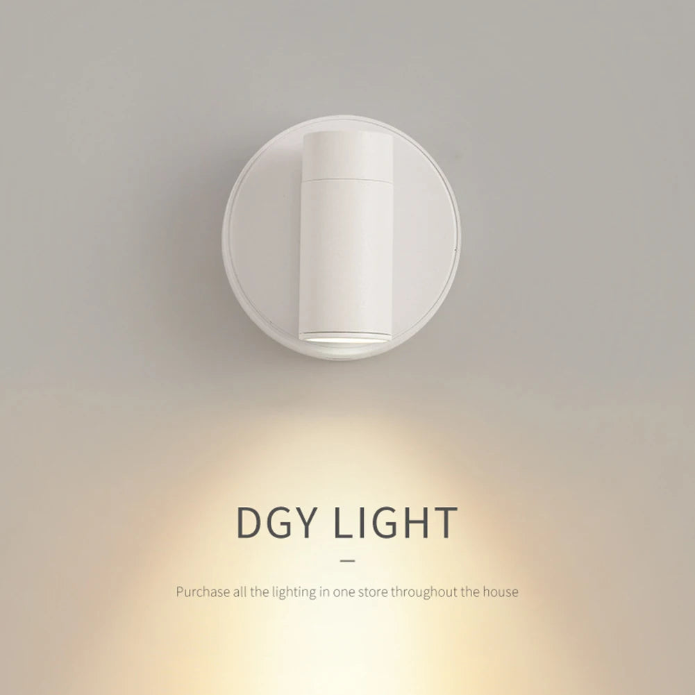 Adjustable Wall Light USB Rechargeable 1800mAh Bedside Study Reading Sconce Lamp COB Touch Control 3W Indoor Lighting Room Decor