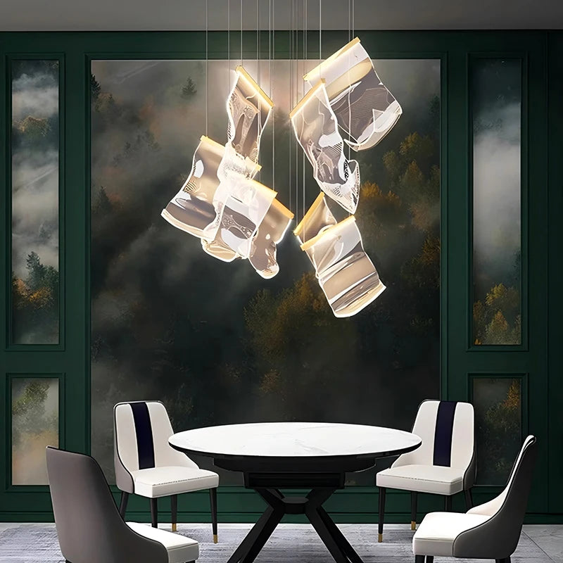 Nordic home decor dining room Pendant lamp lights indoor lighting stair lamp hanging light chandelier lamps for living room