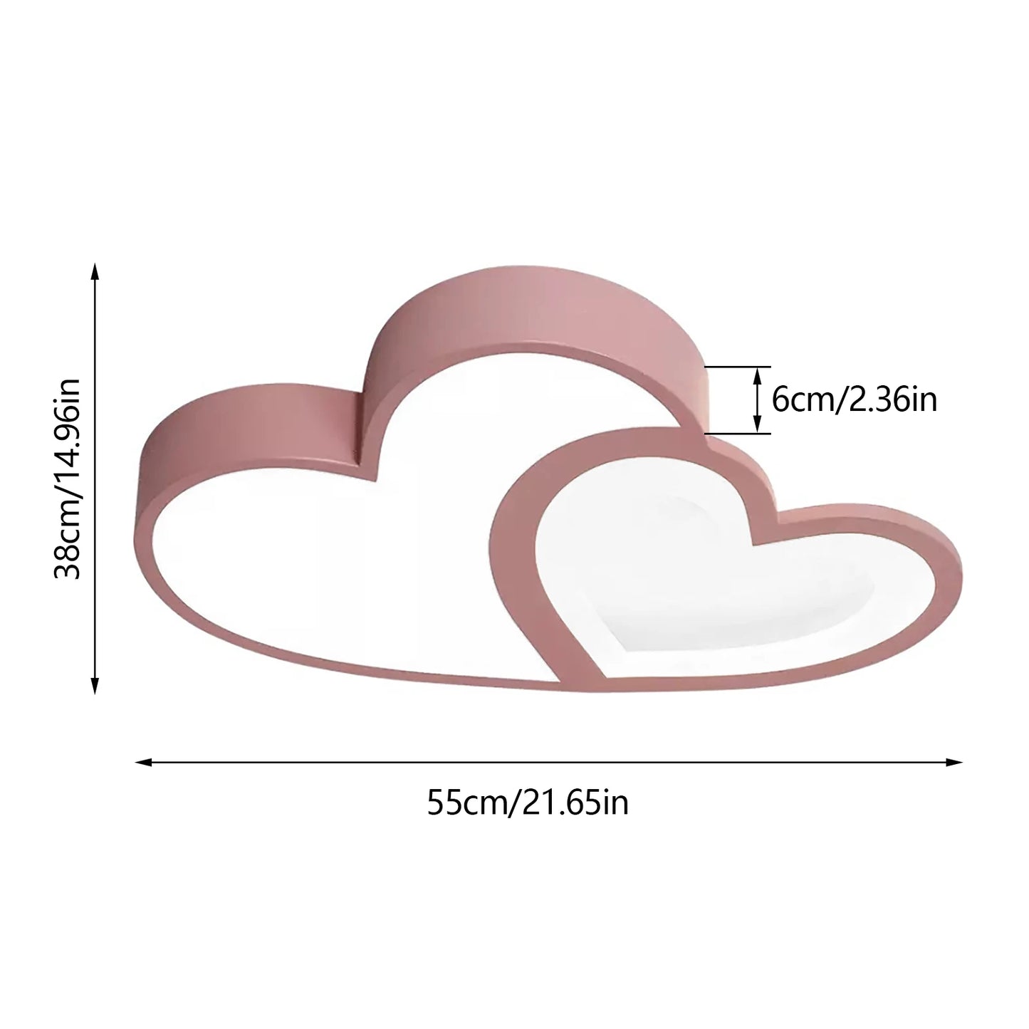 110V/220V 35 W Pink Ceiling Light Children's Room Lamp Dimmer Chandelier LED Baby Lamp Light With Remote Control