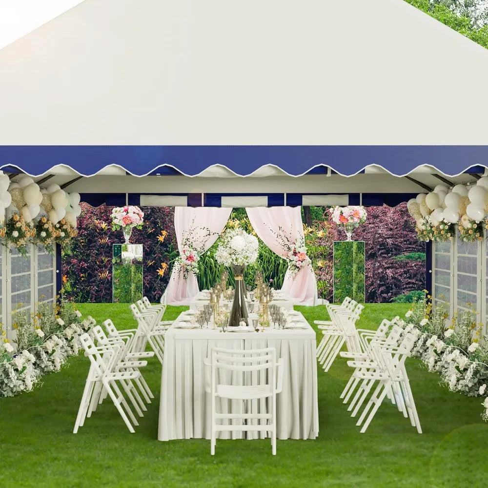 20'x16' Outdoor Heavy Duty Party Tent Large Commercial Canopy Wedding Event Shelter with Removable Sidewalls & 3 Storage Bags f