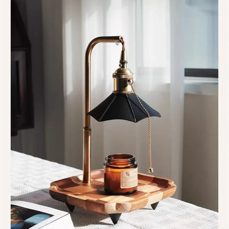 Aromatherapy Melting Wax Lamp Ins Fragrance Expanding Gift Table Lamp Smokeless Temperature Regulating American Retro Night Lamp