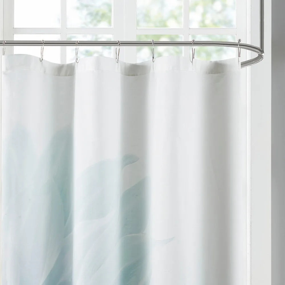 Printed Floral Cotton Shower Curtain Bathroom Products
