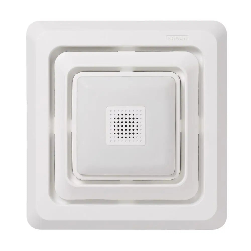 Sonic Bathroom Exhaust Fan Grille with LED Light Bluetooth Speaker Quick Installation Ventilation Grille Efficient Lighting Home