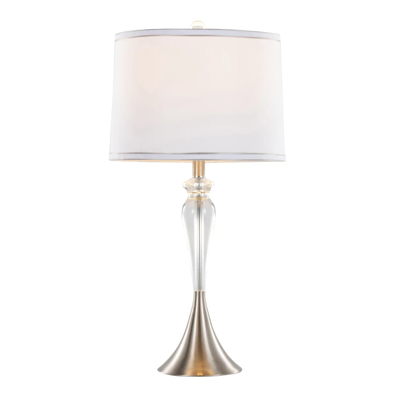 Appeal Appeal contemporary Bulbs Clear Clear crystal Crystal Lamps Listed Table Table lamps Ashland 28 Contemporary Crystal Tabl