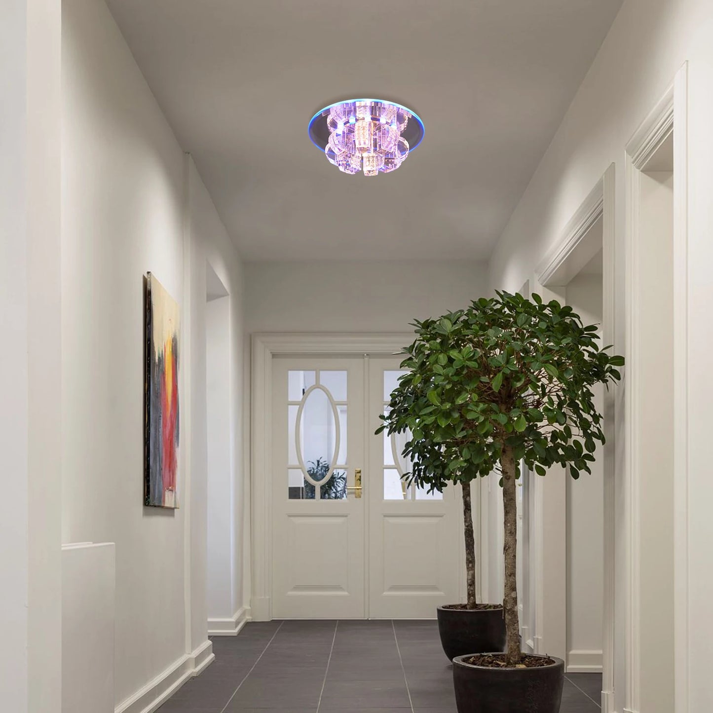 LED Crystal Ceiling Lamp Living Room Bedroom Chandelier Light Indoor Lighting Home Decorative Lamp