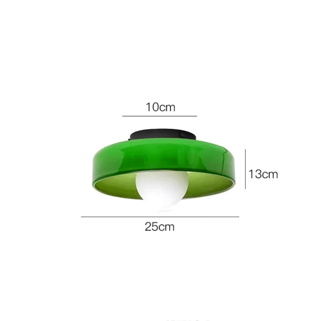 Modern Nordic 35cm Ceiling Light Glass G9 Source Room Decor Wall Lamp Bedroom Living Room Interior Home Decoration LED Lighting