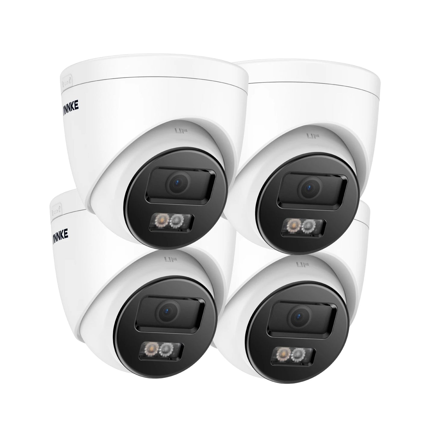 ANNKE C1200 Smart Dual Light 12MP Ultra HD PoE IP Camera Built-in Mic Surveillance Security Cameras Color IR Night Vision IP67