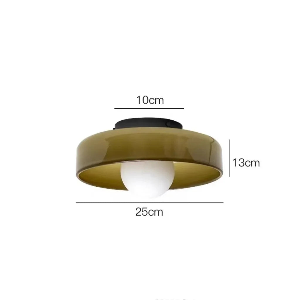 Modern Nordic 35cm Ceiling Light Glass G9 Source Room Decor Wall Lamp Bedroom Living Room Interior Home Decoration LED Lighting