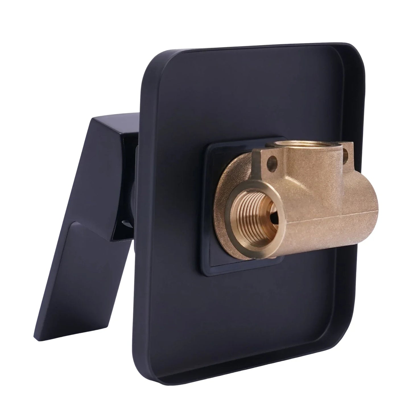 Brass Shower Control Valve Black Chrome Wall Mount Shower Mixer Control Valve Shower Faucet Valve
