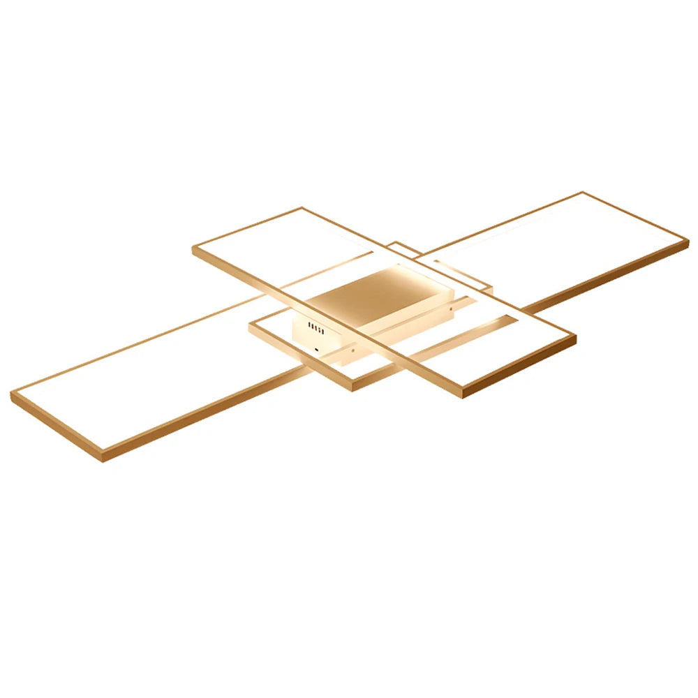 Modern Rectangle LED Ceiling Lights White Acrylic Indoors Ceiling Mount Lamp Living Room Bedroom Home Lighting Fixture