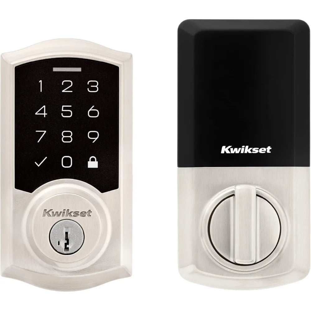 SmartCode 270 Keyless Entry Electronic Touchpad Deadbolt Door Lock with Auto-Lock, Custom User Codes, Advanced Security in Sati