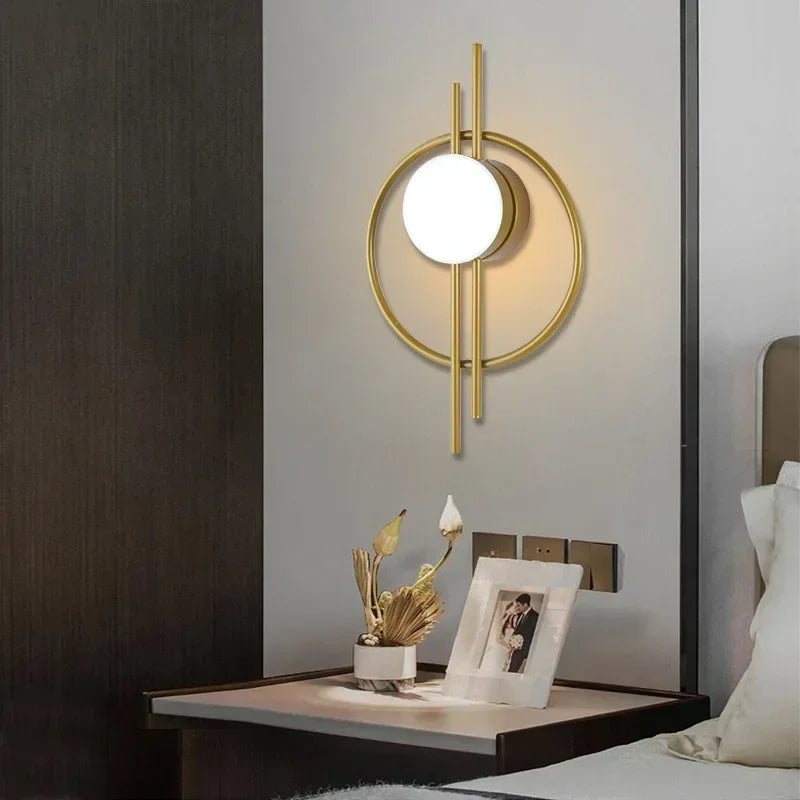 Modern LED Wall Lights Living Room Dining Room Bedroom Bedside TV Background Wall Lights Bedside Decorative Lights