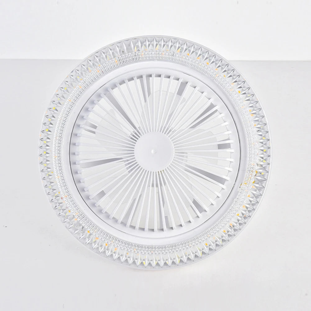 E26/E27 Socket Ceiling Fans with Lights 3 Color Dimmable 50W LED Small Ceiling Fan 3 Speeds Modern Ceiling Fan 3000K/4000K/6000K