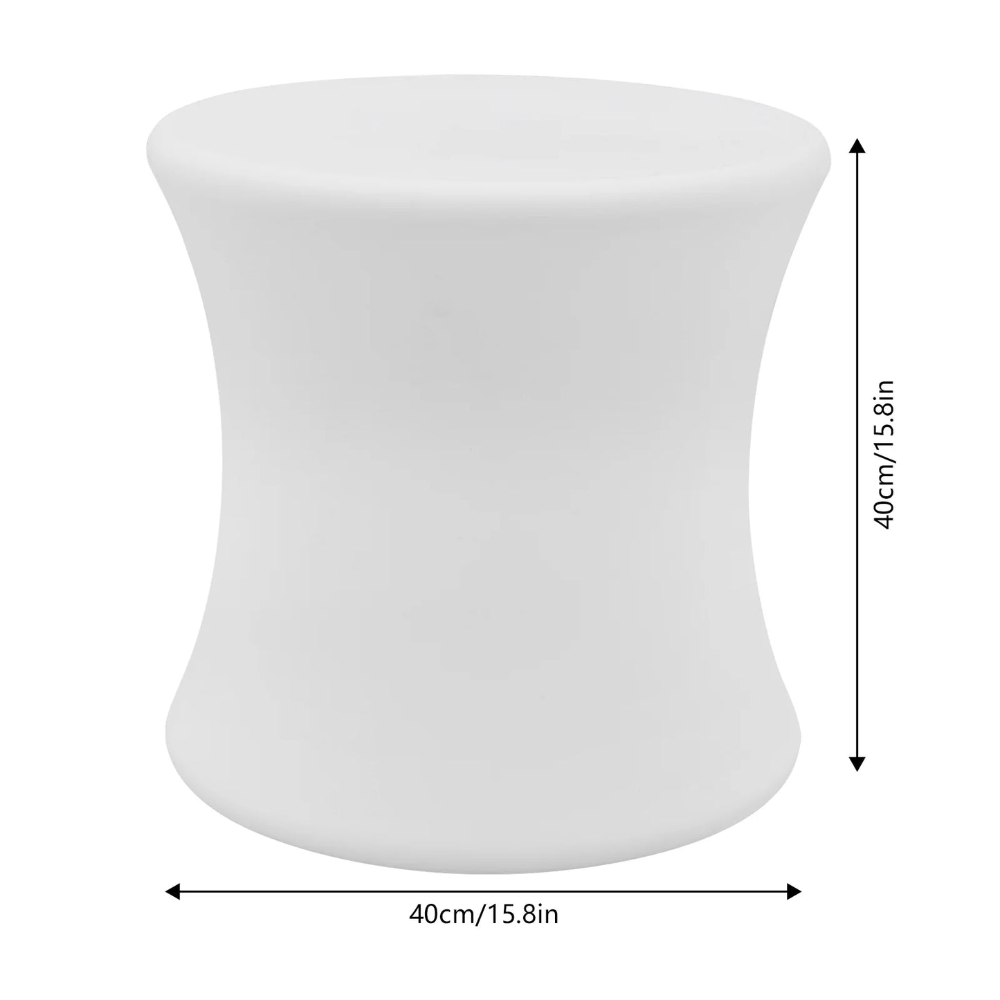 LED Drum-shaped Ambient Light Stool, 16 RGB Colors LED Mood Lighting with Remote Control for Bars, Hotels, KTVs, Clubs, Displays