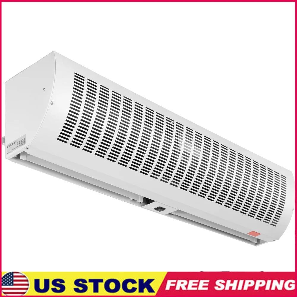 48 Inch Industrial Air Curtain Blower Dual Speed 1650CFM Indoor Door Fan Easy Install Robust Motor Quiet Operation Versatile Use