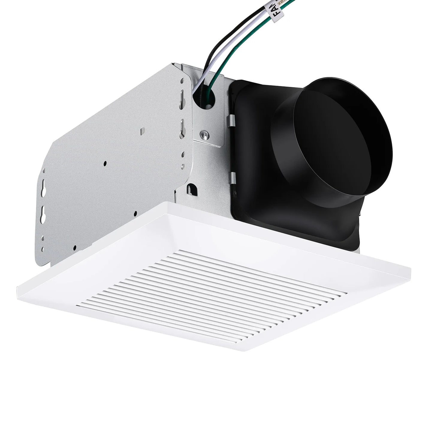110 CFM with LED Light, 3 Color Temp, ≤2.0 Sones, 10.24” Panel, 10m² Coverage, Easy Install, Energy Saving Bathroom Exhaust Fan
