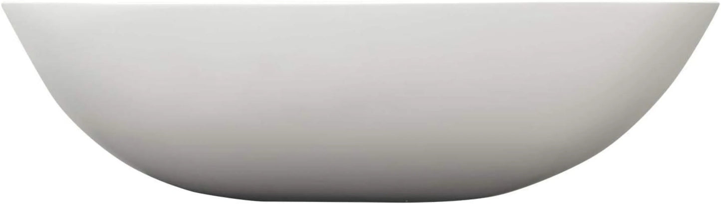 398736 Canopus 24" Resin Vessel Bathroom Sink - White