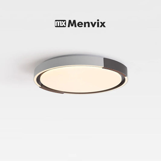 Modern LED Ceiling Lamp Bedroom Study Fixture Round White Home Art Design Indoor Decoration Living Room Lights Lustre Lighting