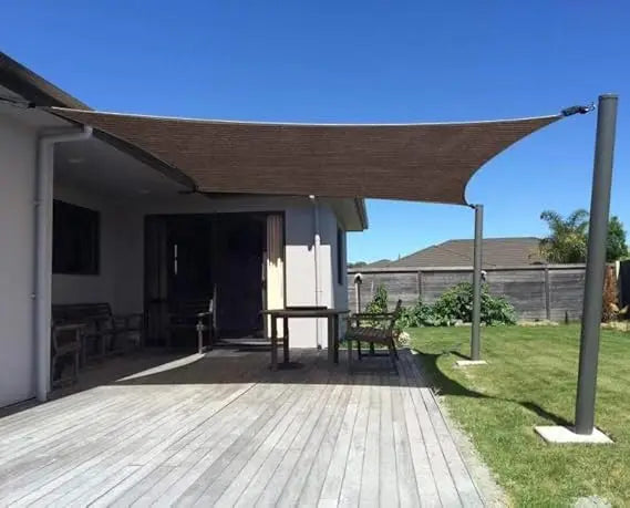 Patio Sun Shade Sail Canopy, 20' x 26' Rectangle Shade Cloth UV Block Sunshade Fabric - Outdoor Cover Awning Shelter for Pergola