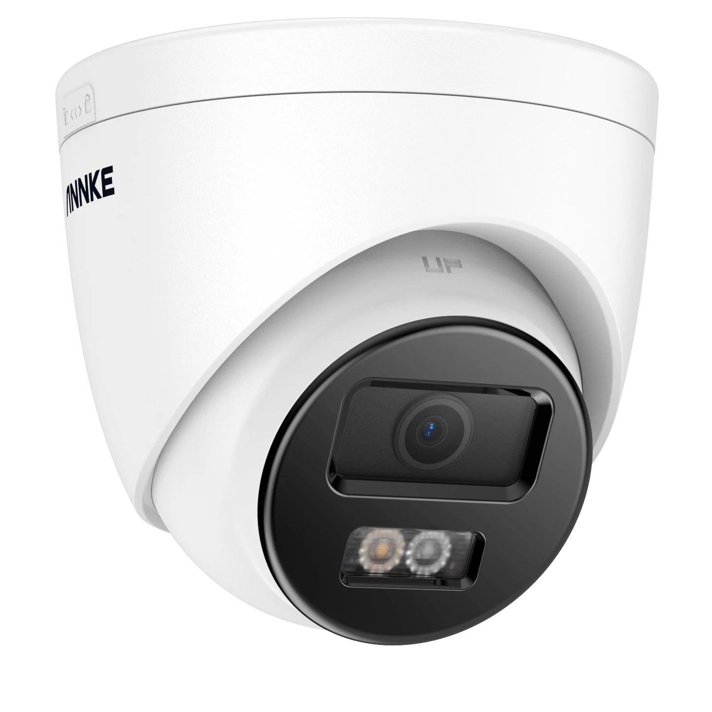 ANNKE C1200 Smart Dual Light 12MP Ultra HD PoE IP Camera Built-in Mic Surveillance Security Cameras Color IR Night Vision IP67