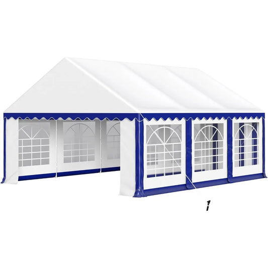 20'x16' Outdoor Heavy Duty Party Tent Large Commercial Canopy Wedding Event Shelter with Removable Sidewalls & 3 Storage Bags f