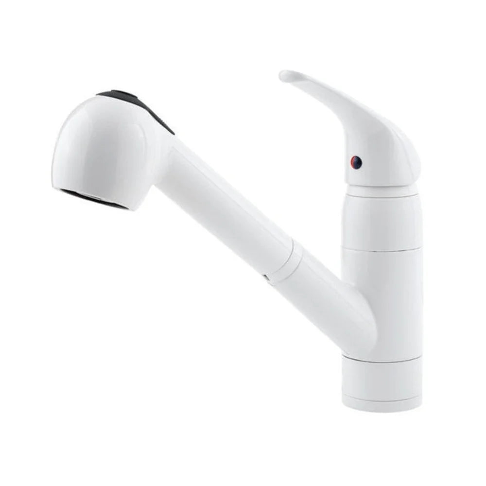 Pull Out Kitchen Faucet High Arc Spout NSF Certified Lead-Free Advanced Ceramic Valve Water Saving Spray Head Home Use