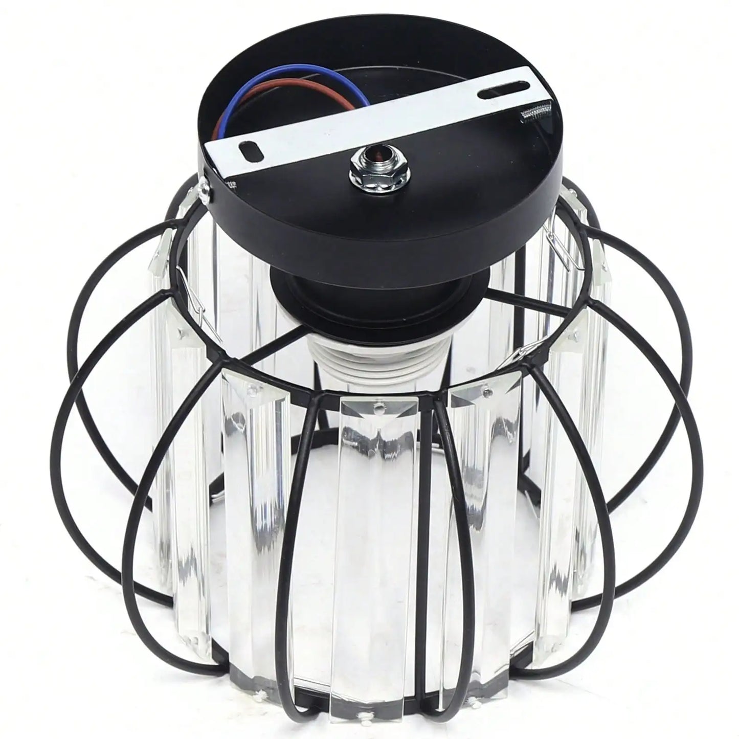 Mini Simple Crystal Lamp Chandelier Industrial Hallway Ceiling Light Flush Mount Pendant Chandelier Crystal Ceiling Light