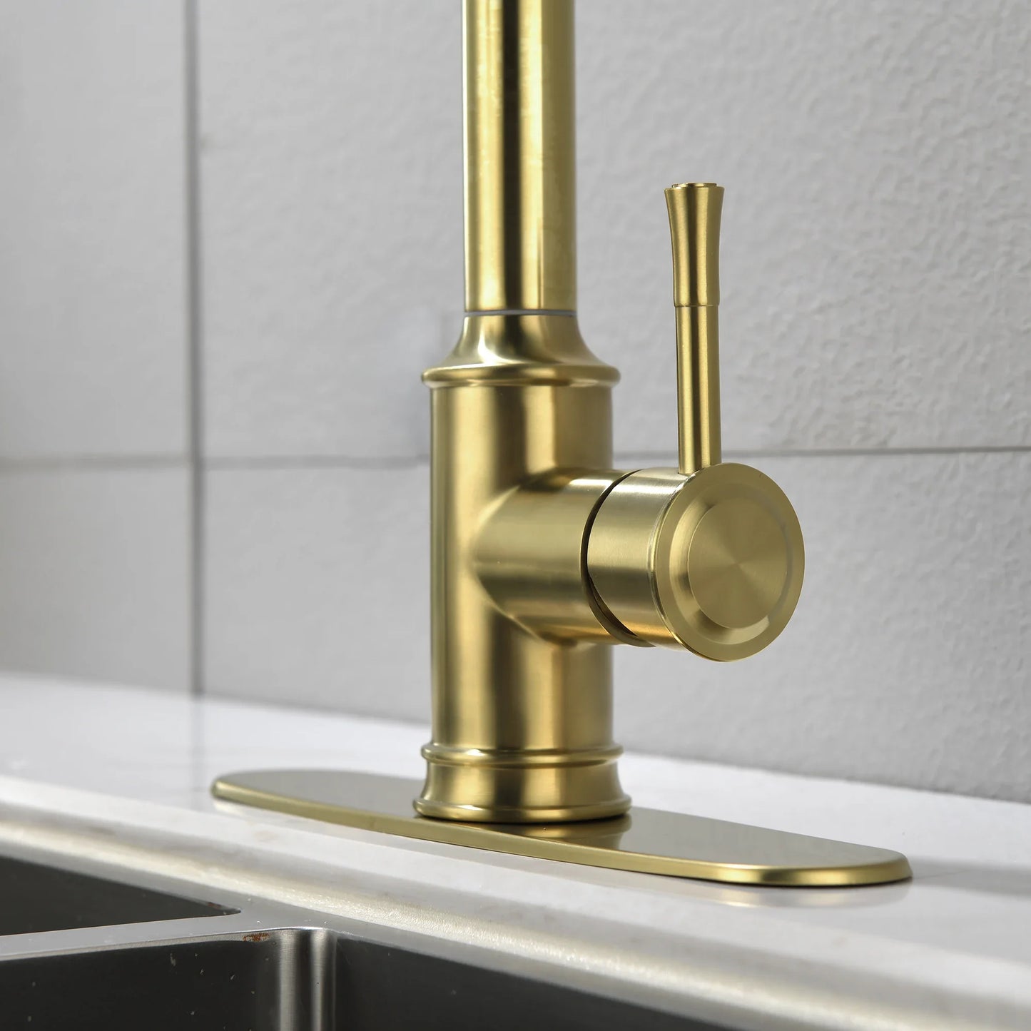 Single Handle High Arc Pull Out Kitchen Faucet,Single Level Stainless Steel Torneiras De Cozinha Kitchen Faucet