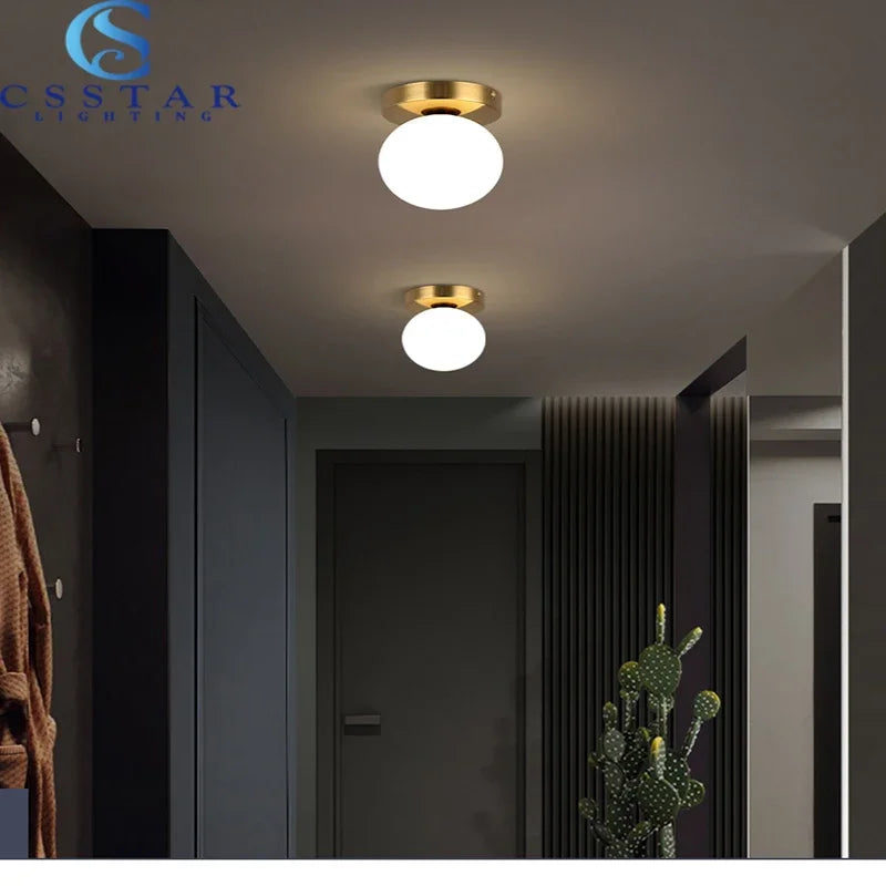 Hallway  Stair Corridor  Simple Modern Small  Network Red Balcony Ceiling  Creative Entry Door Light