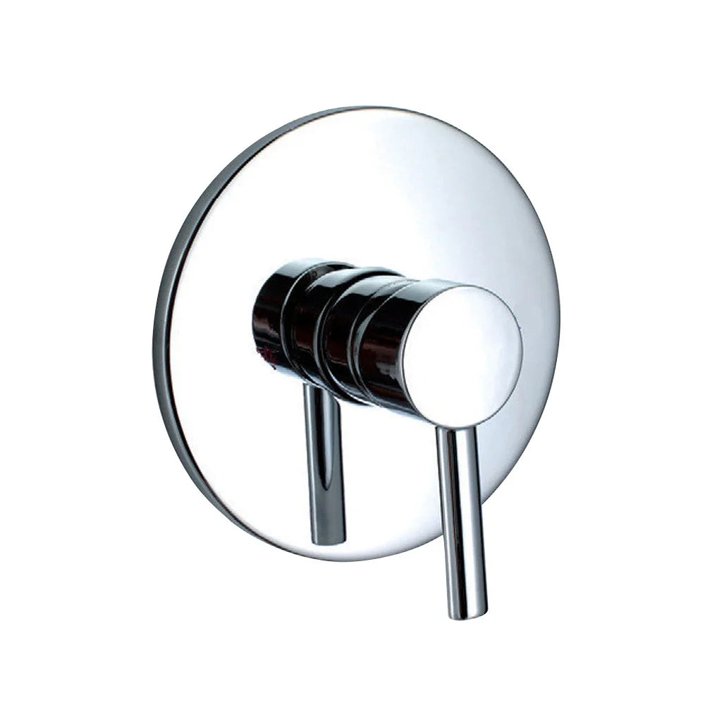 Hot & Cold Mixer Faucet Shower Tap Control Valve Single Handle Brass Bathroom Wall Mount Control Mixing Valve