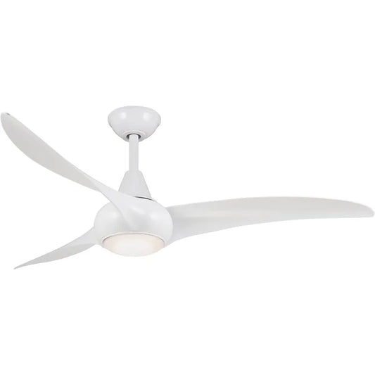 Minka-Aire F844-WH, Light Wave, 52" Ceiling Fan, White